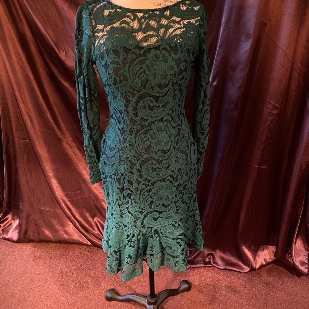 A lace dress